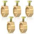 ElaraBerry 5 Pack Copper Ground Rod Clamp for 1/2''- 5/8'' Grounding Rods