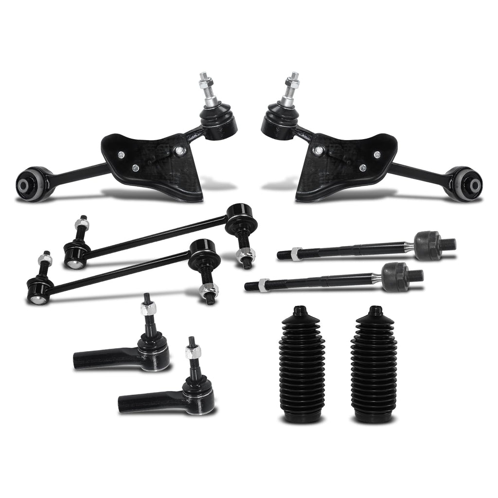 POWERGEAR 10PCS Front Suspension Kit Control Arm