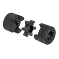 uxcell 1" to 1" L075 Flexible 3-Piece L-Jaw Coupling Coupler Set