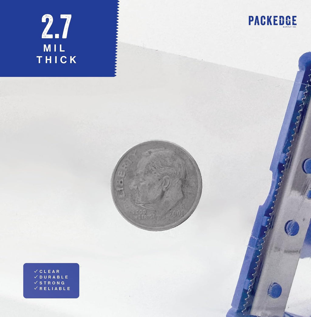 Clear Packing Tape, 12 Rolls, 1.88 in x 60 Yd Heavy Duty Shipping | 2.7 Mil Thick, 720 Total Yards. Ideal for Moving