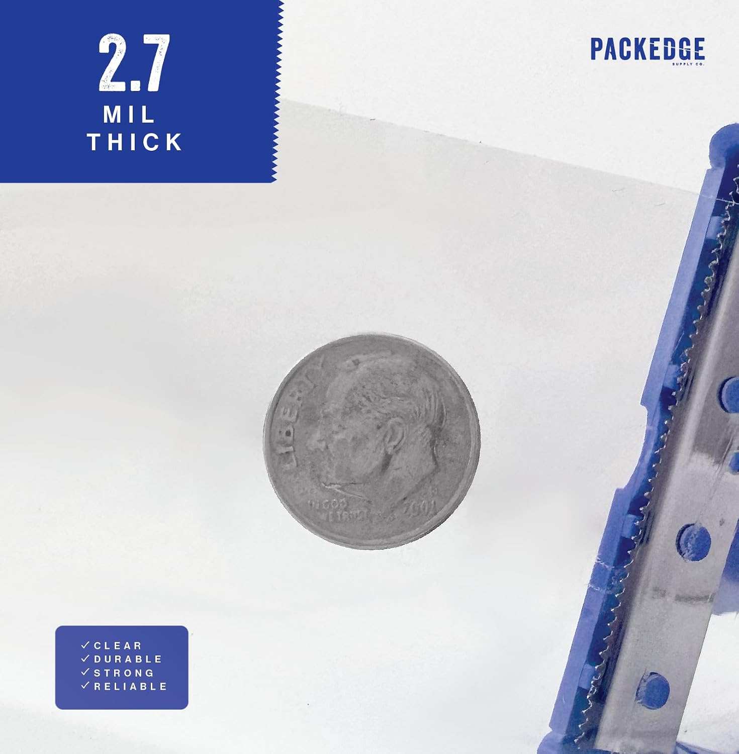 Clear Packing Tape, 12 Rolls, 1.88 in x 60 Yd Heavy Duty Shipping | 2.7 Mil Thick, 720 Total Yards. Ideal for Moving