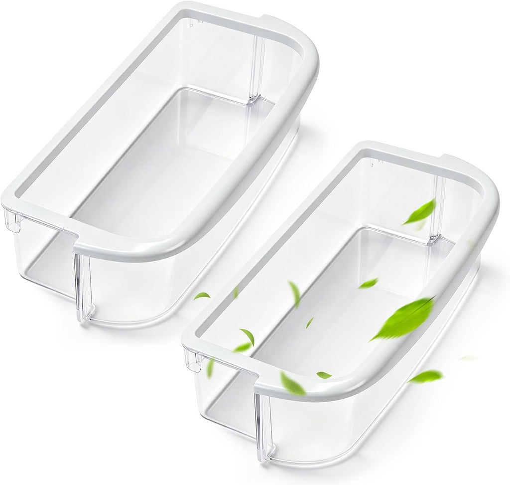 2-Pack ED5LHAXWQ00 ED5LHAXWS07 Right Door Shelf Bin for Whirl-pool Fridge