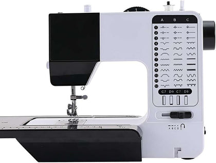 Industrial Sewing Machine, Heavy Duty Portable Embroidery Machine With 38 Built-In Stitches, Night Light And