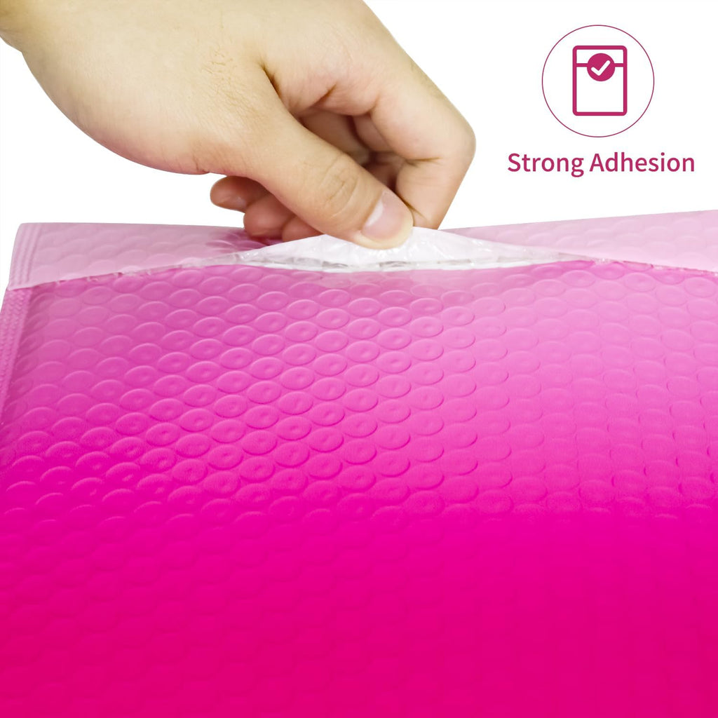 8.5x11 Inch 30 Pack Pink Bubble Mailers, Waterproof Padded Envelopes, Self Seal, Strong Adhesion Bubble Envelopes