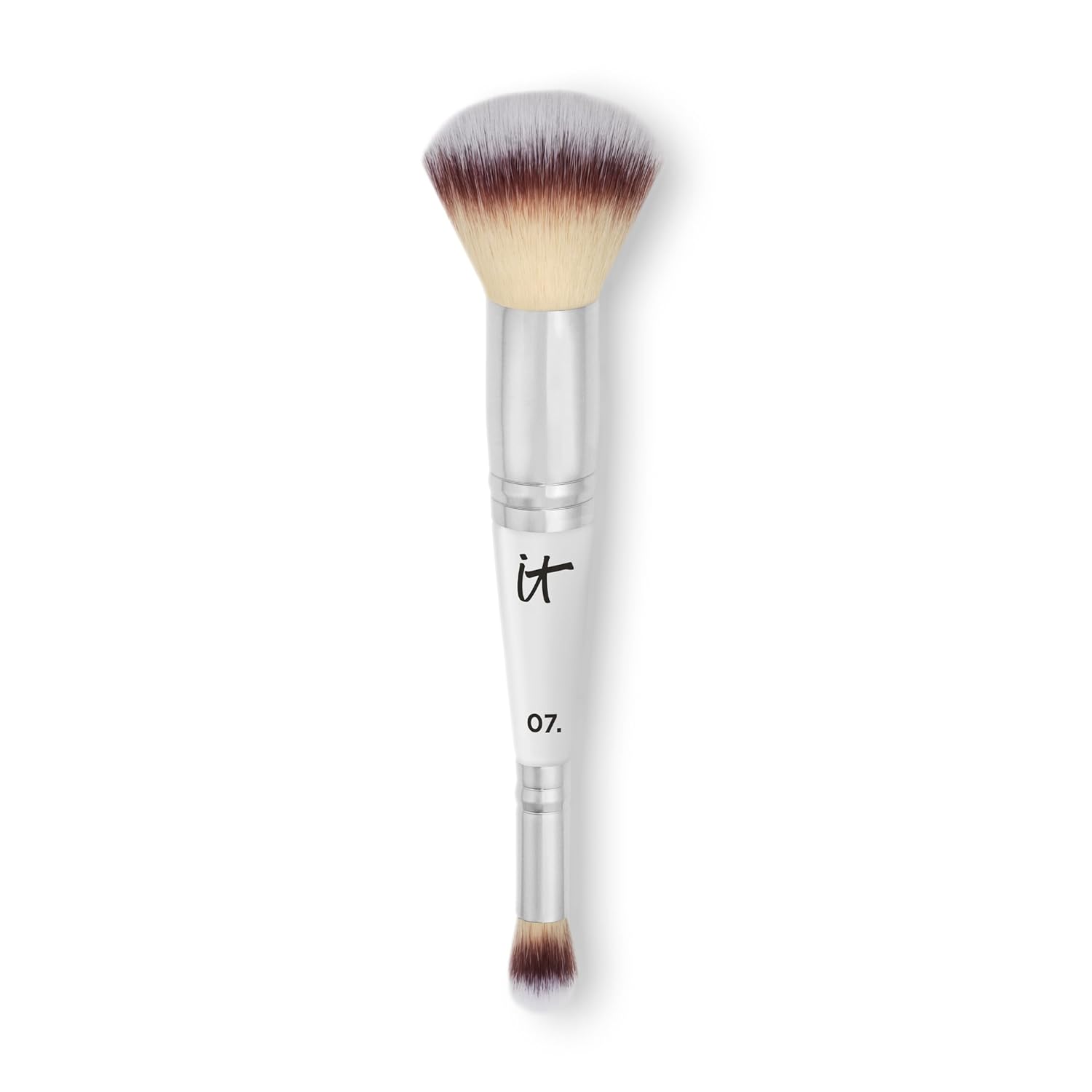 Heavenly Luxe Complexion Perfection Brush #7 - Dual-Ended Premium Makeup Brush for Foundation Concealer & Contour