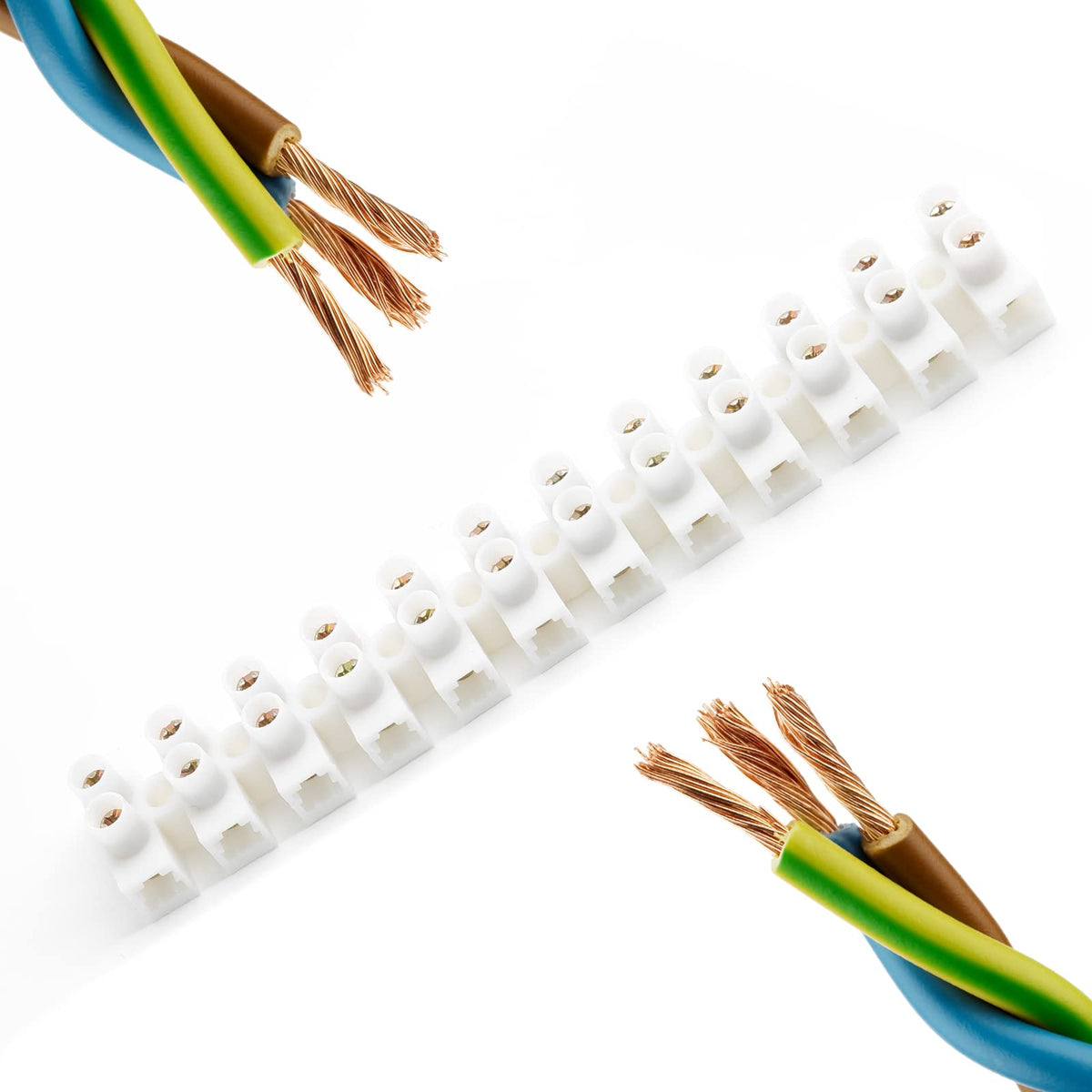 Litoexpe 10 Pcs 12-Position Terminal Block