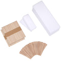Wax Strips Kit, 250 Pieces Includes Waxing Strips and Smooth Wax Applicator Sticks for Women Men Body Skin Hair