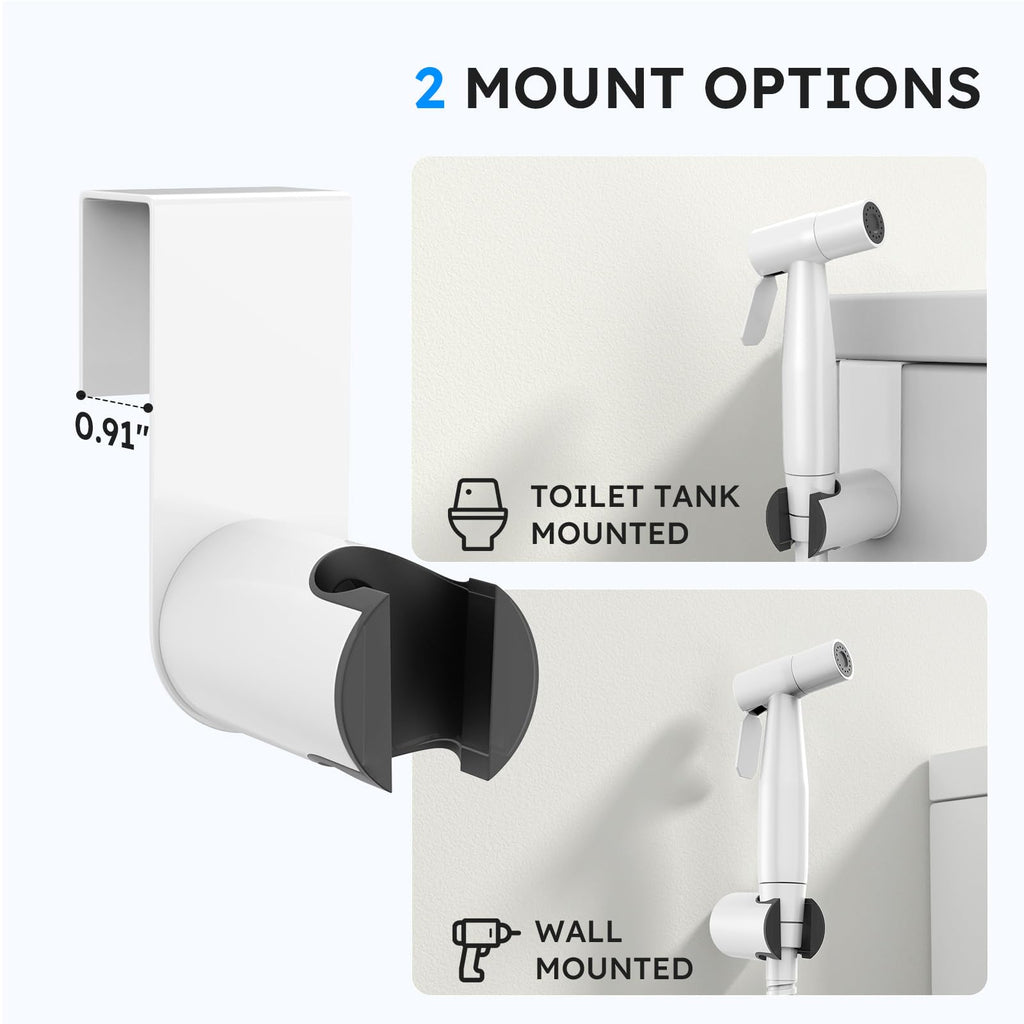 Arofa Handheld Bidet Sprayer, Bidet Attachment for Toilet, Bright White