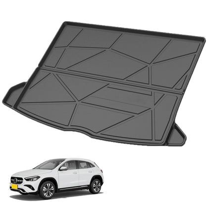 Custom Fit for Cargo Liner 2021-2025 2026 Mercedes-Benz GLA-Class (Upper Cargo mat) - Black TPE All Weather Heavy