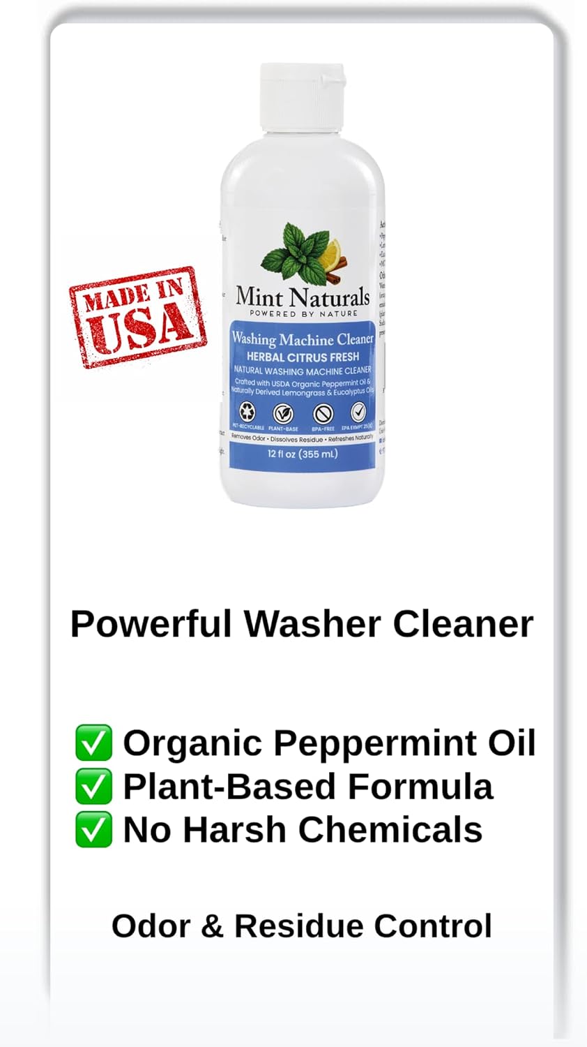 Natural Washing Machine Cleaner 12oz