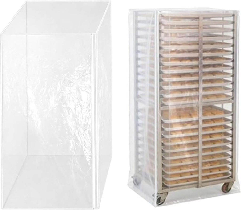 20 Tier Full Size Bun Rack Cover, Commercial Bakers Sheet Pan Racks Cover