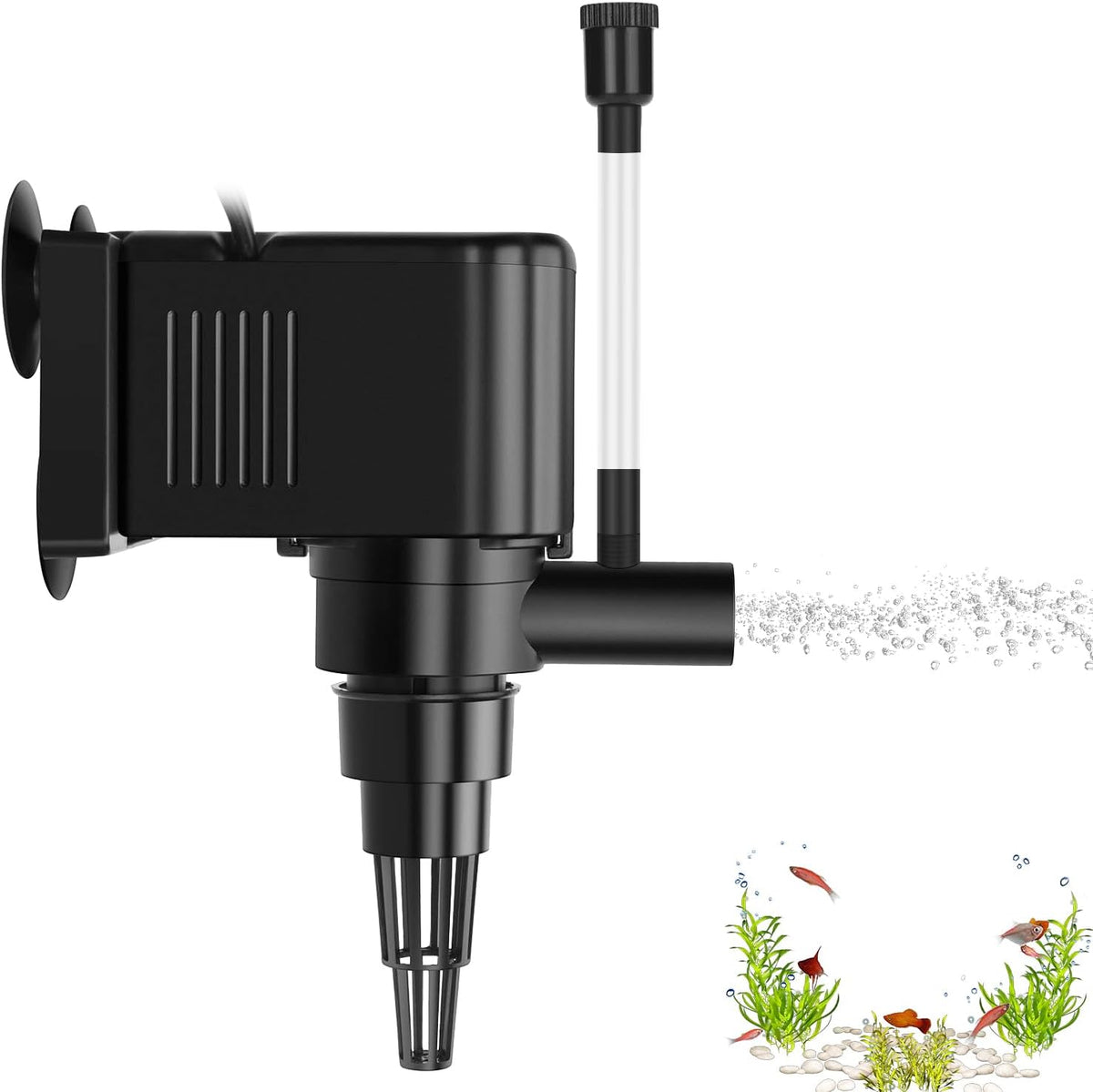 Aquarium Powerhead Pump Circulating Water Pump 210 GPH for 40-60 Gallon Aquariums with Aerating Features