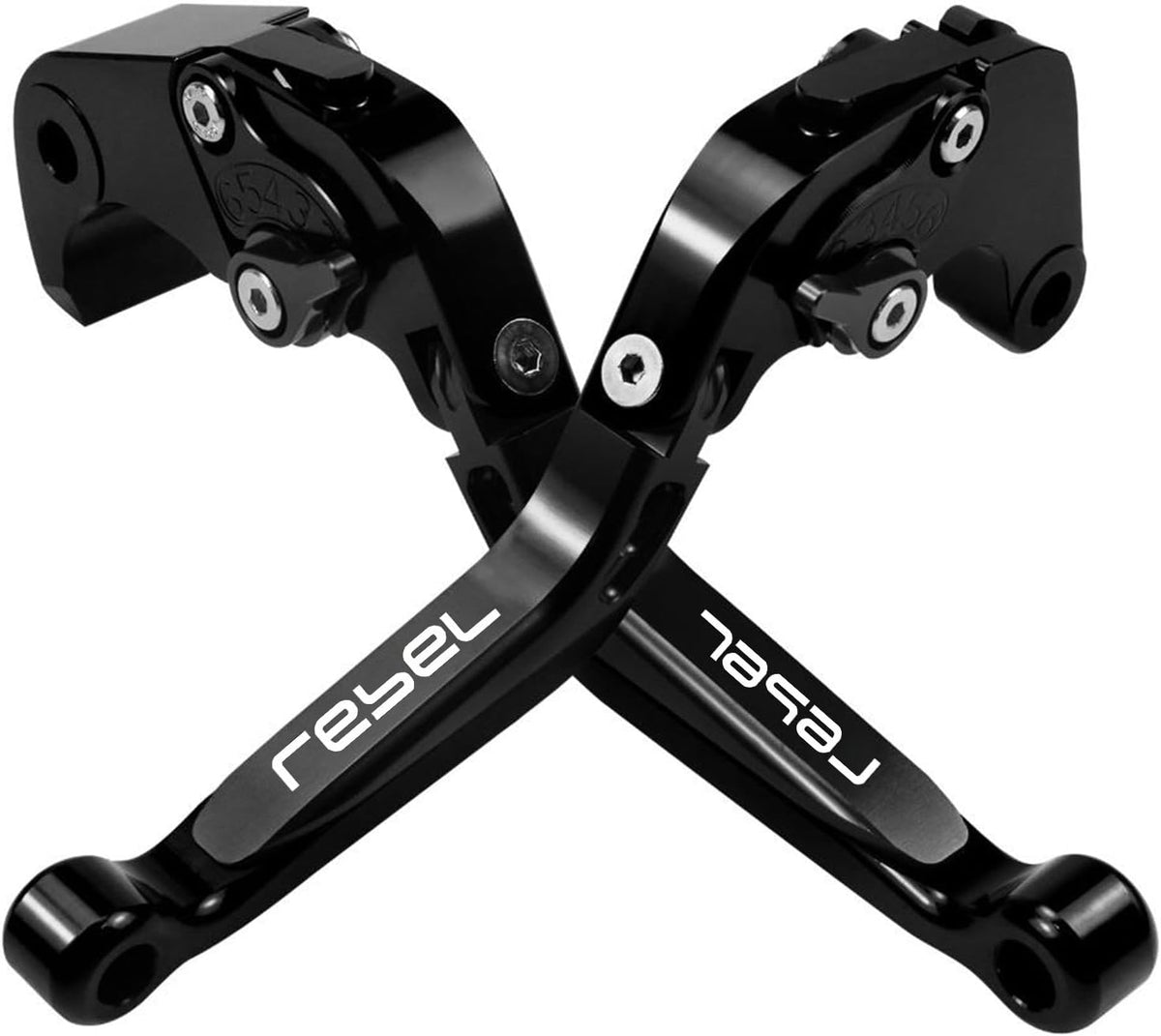 Clutch Brake Levers for Honda Rebel 500 300 2017-2022, Black