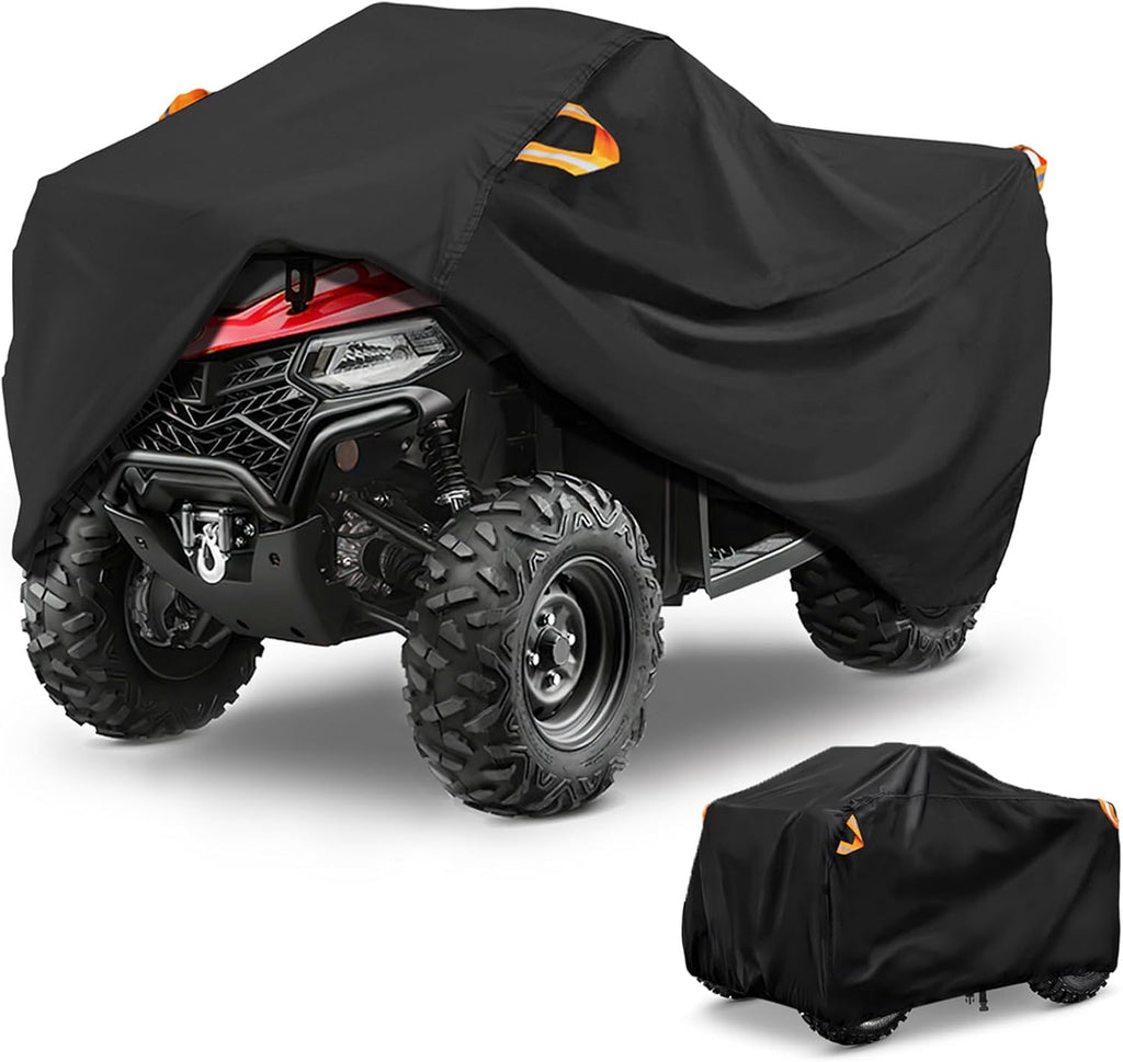 ATV Cover 420D Waterproof Outdoor Heavy Duty 4 Wheeler Cover for Polaris XL | ATV Covers Waterproof Outdoor Heavy