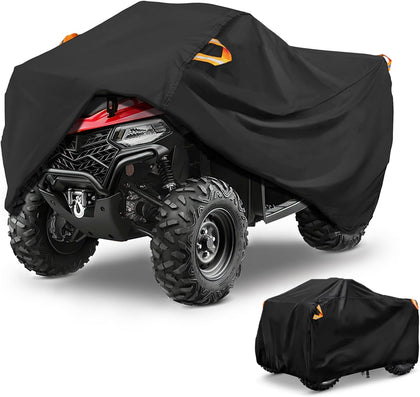 ATV Cover 420D Waterproof Outdoor Heavy Duty 4 Wheeler Cover for Polaris XL | ATV Covers Waterproof Outdoor Heavy