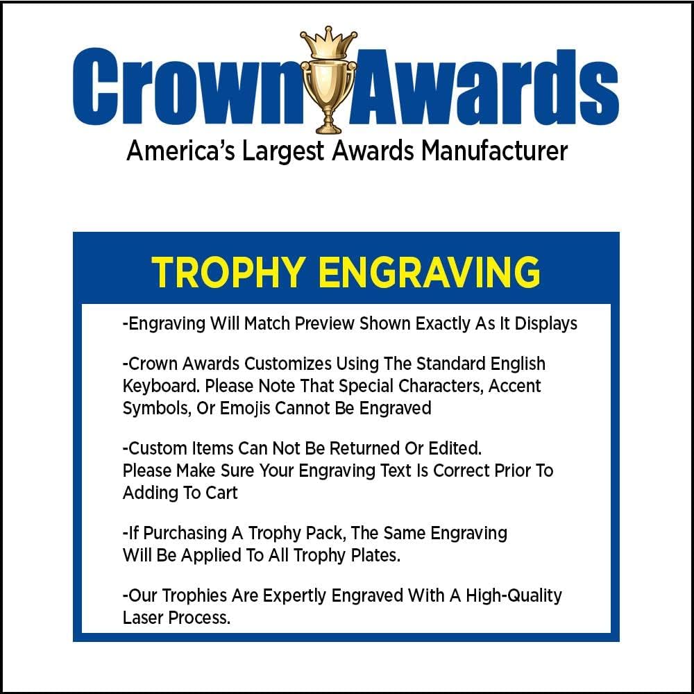 Gold Cup Trophy, 5 1/4" Gold Starburst Recognition Trophy with Custom Engraving
