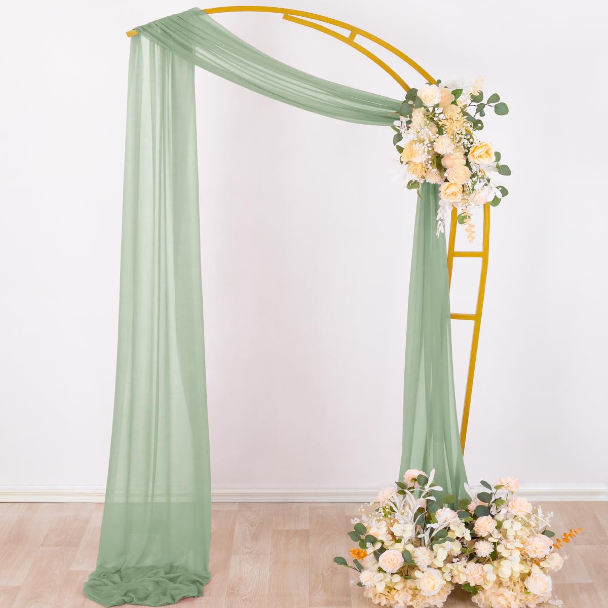 Wedding Arch Draping Fabric Sheer Curtain Drapes Birthday Party Home Decor