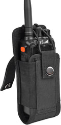 Radio Holster Molle Radio Pouch for Tactical Vest Duty Belt, Universal Two Way Radio Case Holder for Baofeng Kenwood