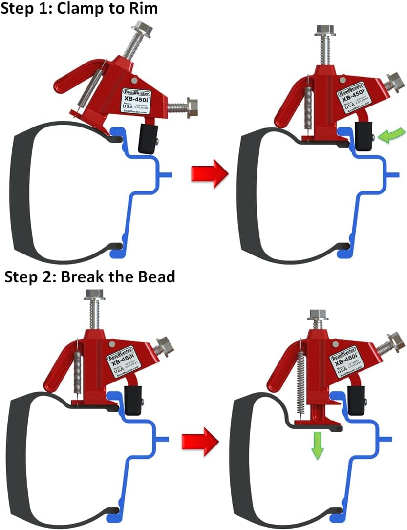 XB-450i Bead Breaker MADE-IN-USA for ATV/Motorcycle / 4x4 / Truck/Auto/Lawn Mower