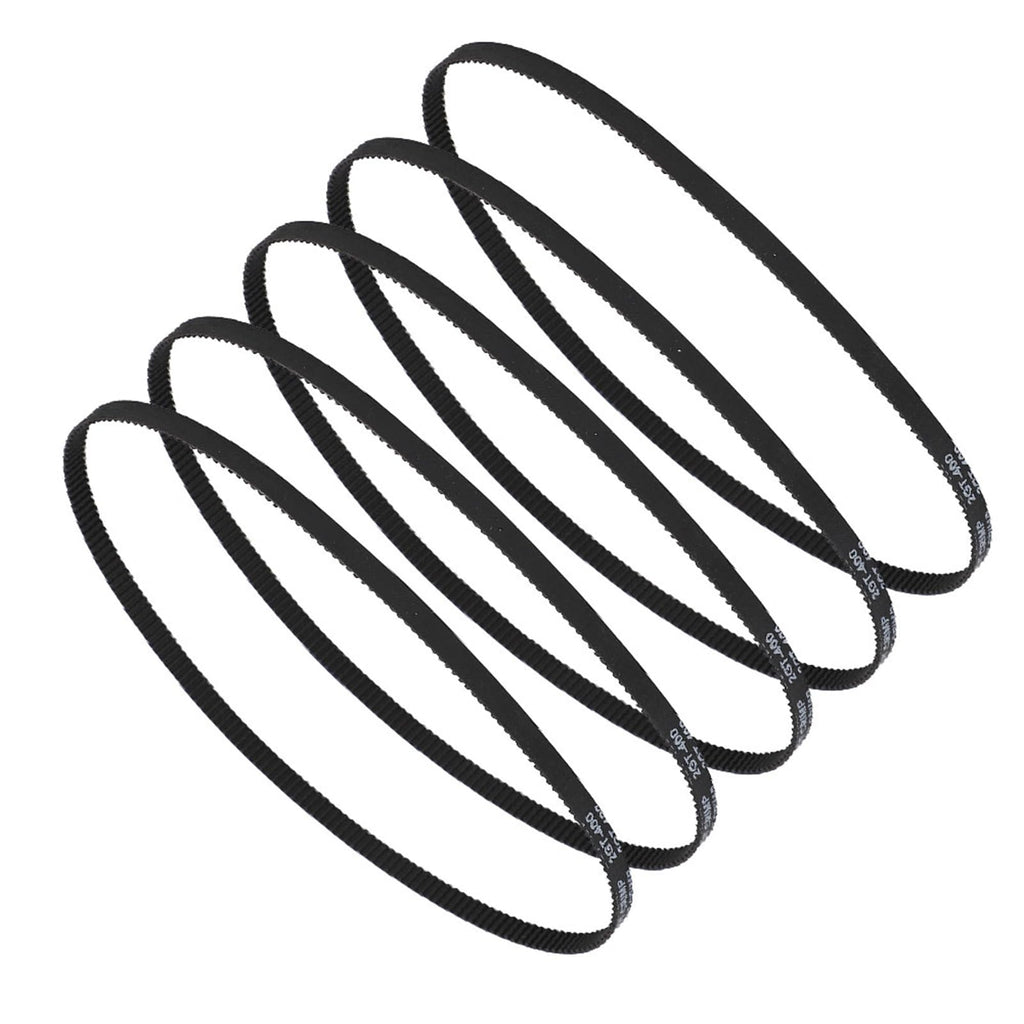 CHICIRIS 3D Printer Timing Belt, GT2 Rubber Closed Loop 400mm for Linear Drive