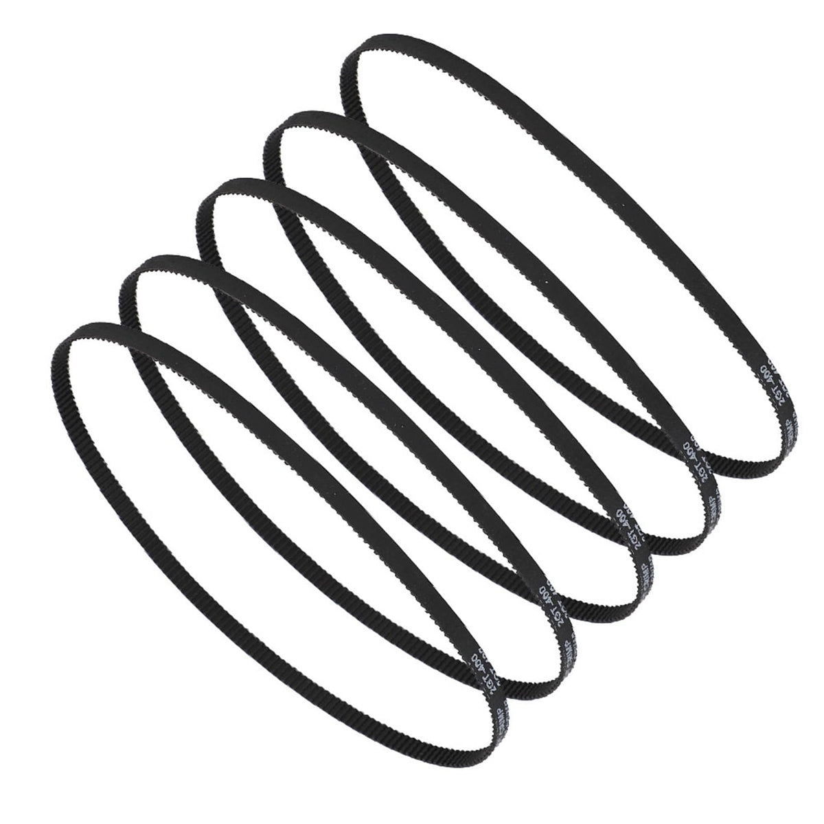 Zopsc GT2 3D Printer Timing Belt, 400mm Closed Synchronous Drive, 5PCs