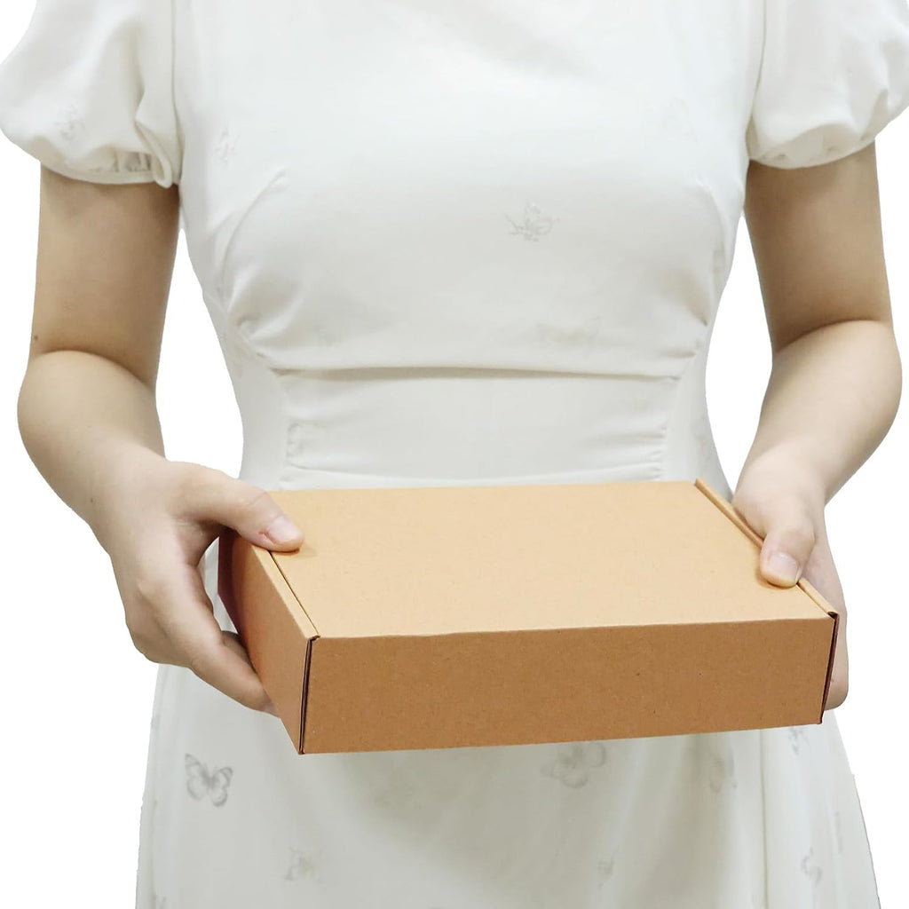 40 Pack 9x6x2 inch Small Shipping Boxes, Brown Mailing Boxes
