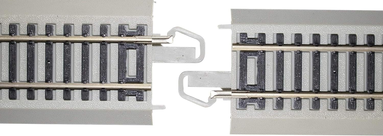 Trains 9" Straight Terminal Rerailer W/Wire NS Rail Road HO Scale | Snap-Fit E-Z Track, 9” Straight Terminal Rerailer