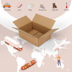 8x6x3 inches Shipping Boxes Small Cardboard Boxes for Packing, Moving, Mailing, 40 Pack