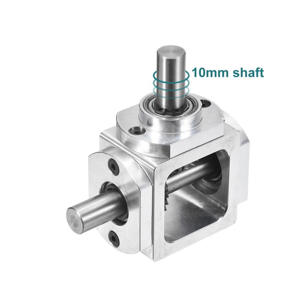uxcell 1M 20T Gear Box 90 Degree 1:1 Single Output Right Shaft