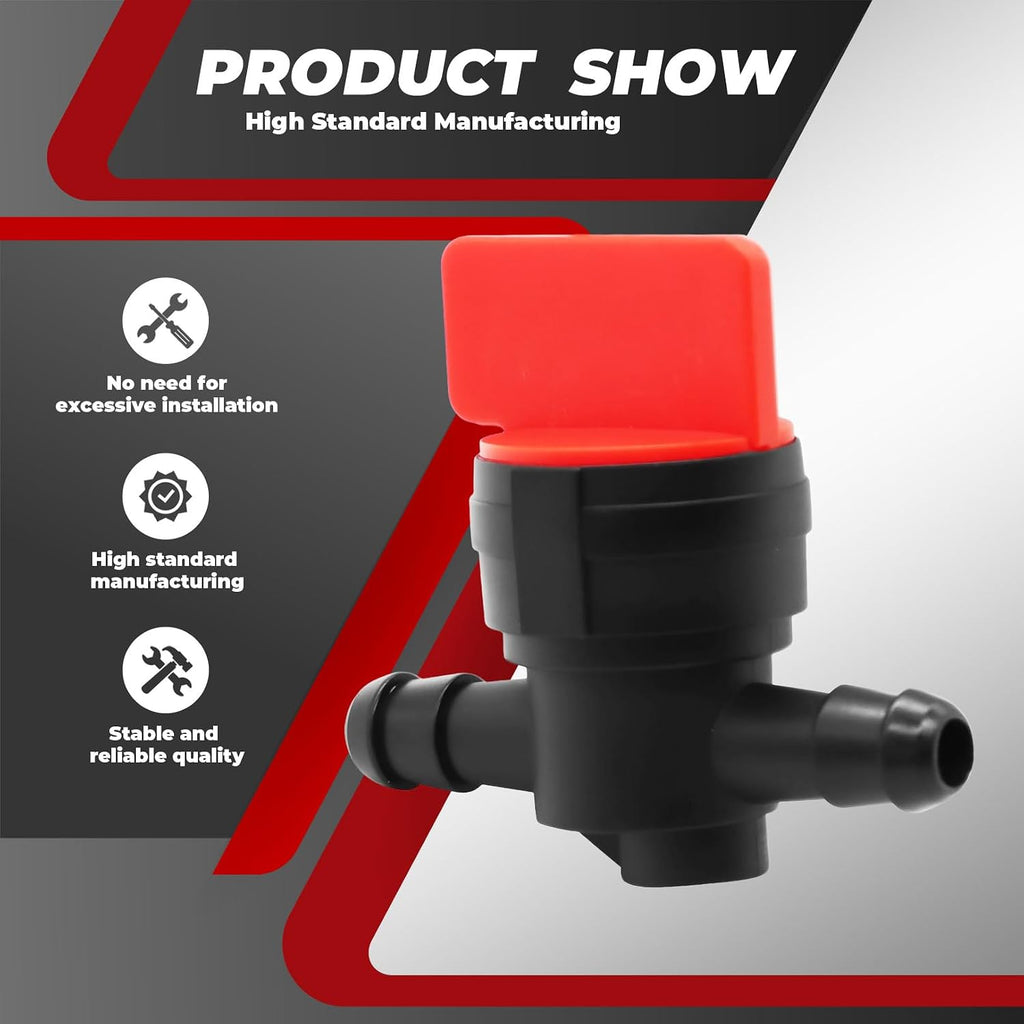 Nakkaa 1/4" Straight Inline Gas Fuel Shut Off Valves