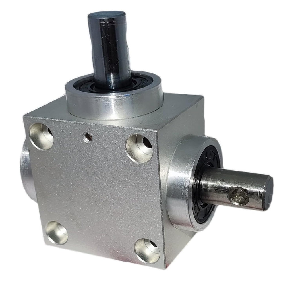 Gear Box Right Angle Bevel, Waterproof Right-Angle Steering Gear, Gear Aluminum Frame Simple Mechanical DIY Module