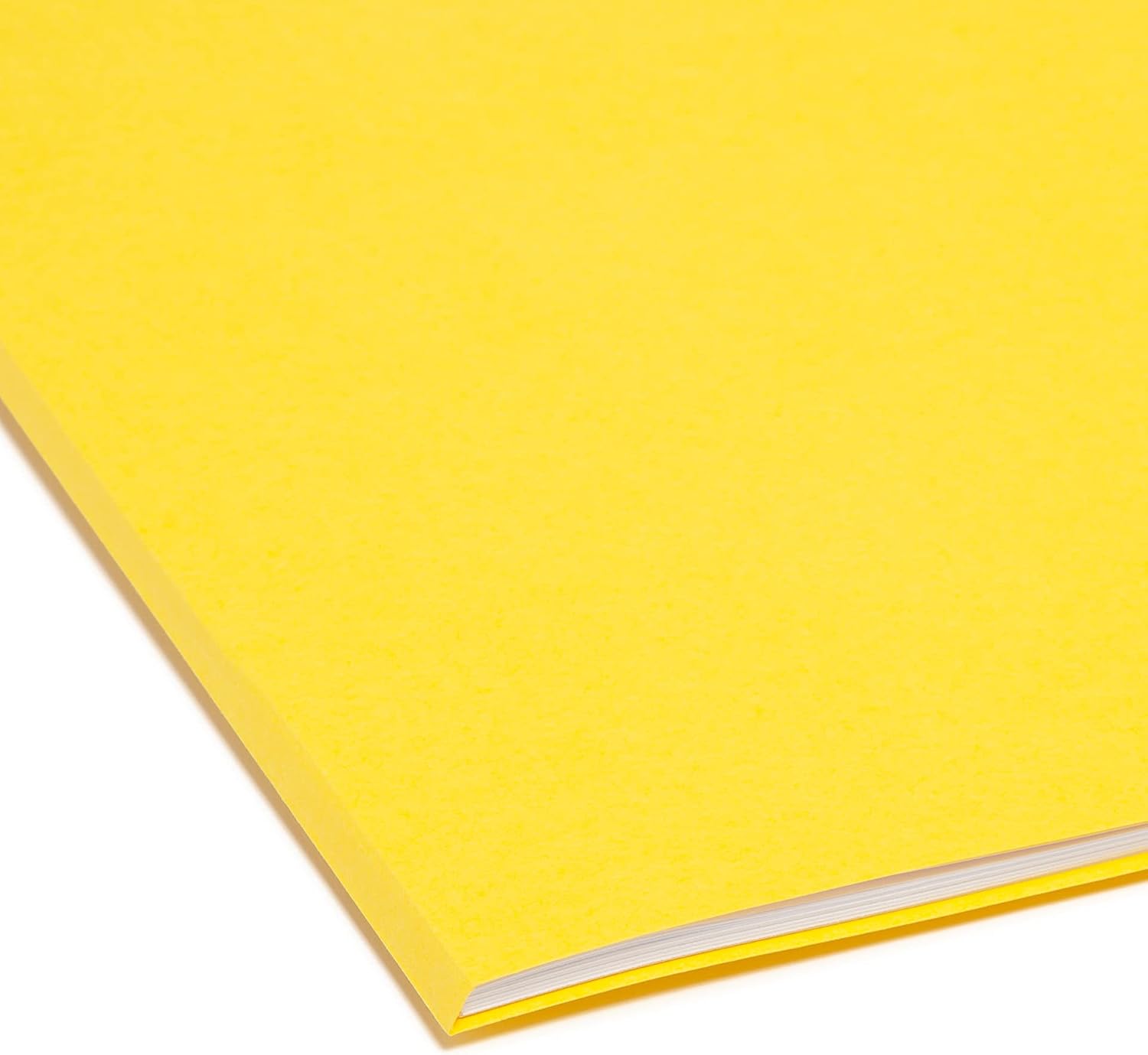Colored File Folder, 1/3-Cut Tab, Legal Size, Yellow, 100 per Box (17943)