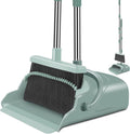 Upgrade Broom and Dustpan Set, Large Size and with Long Handle, Upright,Ideal for Indoor Outdoor Garage Kitchen Room