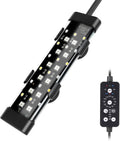 Submersible LED Aquarium Light, 8W 7 in 24/7 Mode Fish Tank Light with 5 Rows Beads, with Timer 9 Colors and