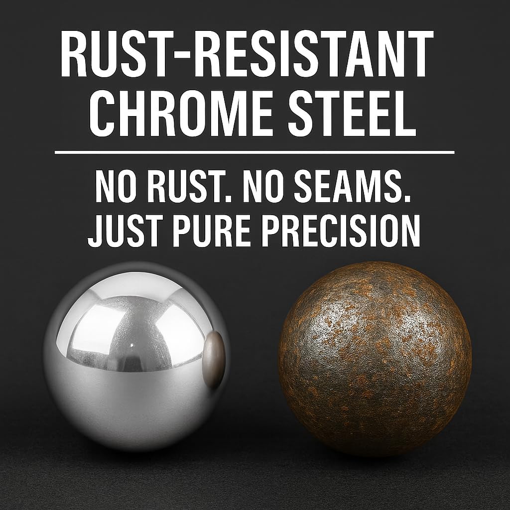Five 1" Inch Chrome Steel Bearing Balls G25