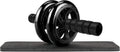 Abdominal Wheel, Ab Roller for Abdominal Exercise Machine, Abs Workout Equipment, Core Strengthening Trainer Fitness
