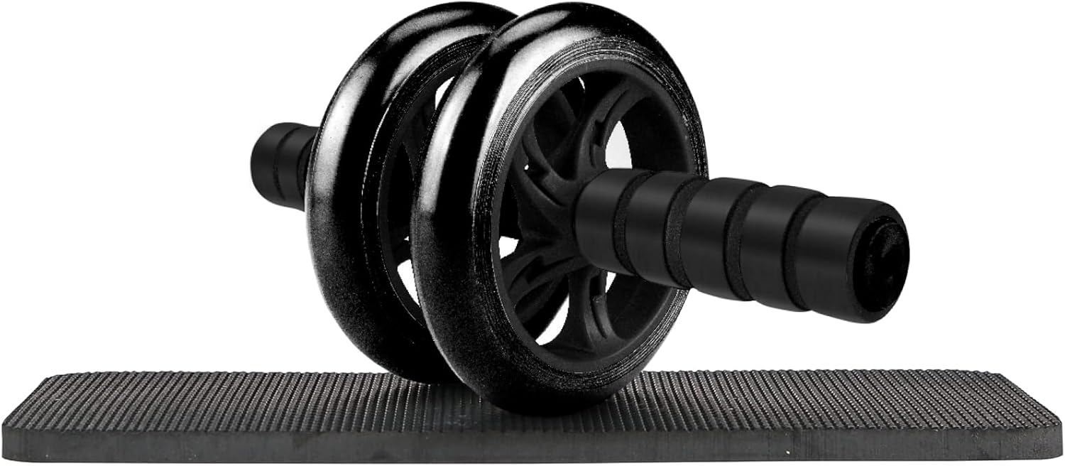 Abdominal Wheel, Ab Roller for Abdominal Exercise Machine, Abs Workout Equipment, Core Strengthening Trainer Fitness