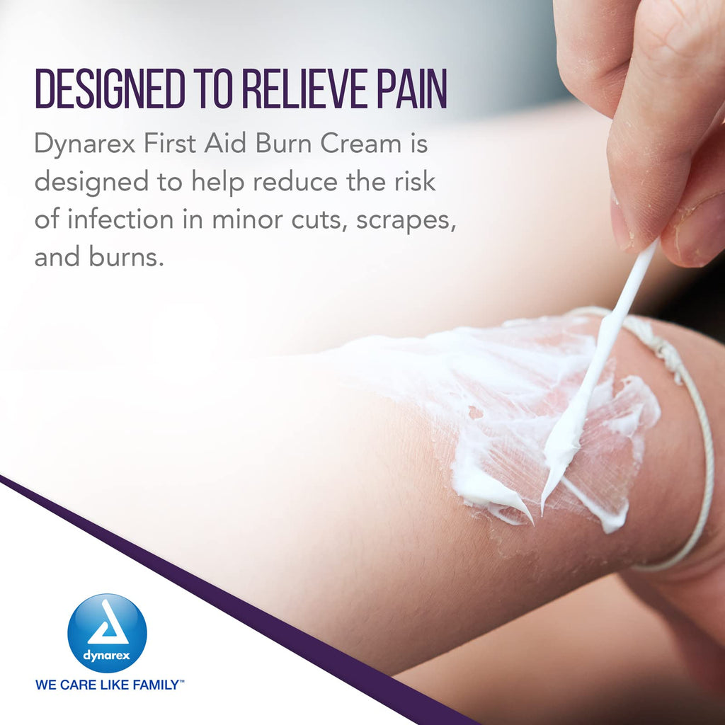 First Aid Burn Cream - Burn Ointment For Minor Cuts, Wounds, Burns - Single Dose Water-Based Formula with
