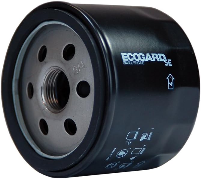 ECOGARD SE-1 Small Engine Oil Filter for Mowers, Tractors, Lawn Equipment, Other Small Gas Engines Replaces BRIGGS-STRATTON 492932, 695396, 792326, 795137, FRAM PH8170, TECUMSEH 36563, WIX 57035