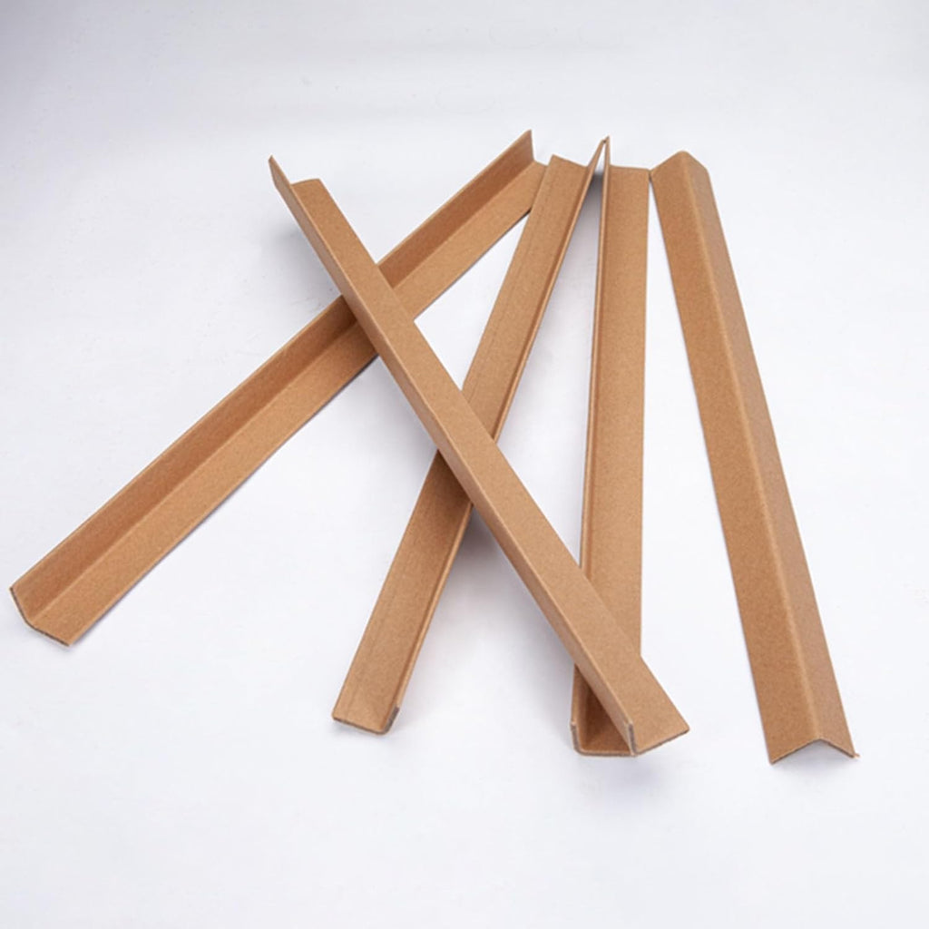 Cardboard Edge Protectors for Shipping, 100 Pack Packaging Edge Bumper/Shipping Box Corner Guards/Ticker Box Edging