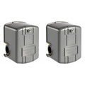 Water Well Pressure Control & Air-Pump Pressure Switch, 40-60 PSI, Adjustable Differential,1/4" Female NPT, Automatic (2 Pcs)
