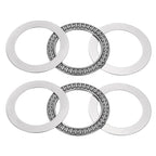 uxcell 2 Sets AXK4565 Thrust Needle Roller Bearings with Washers, ID 45mm