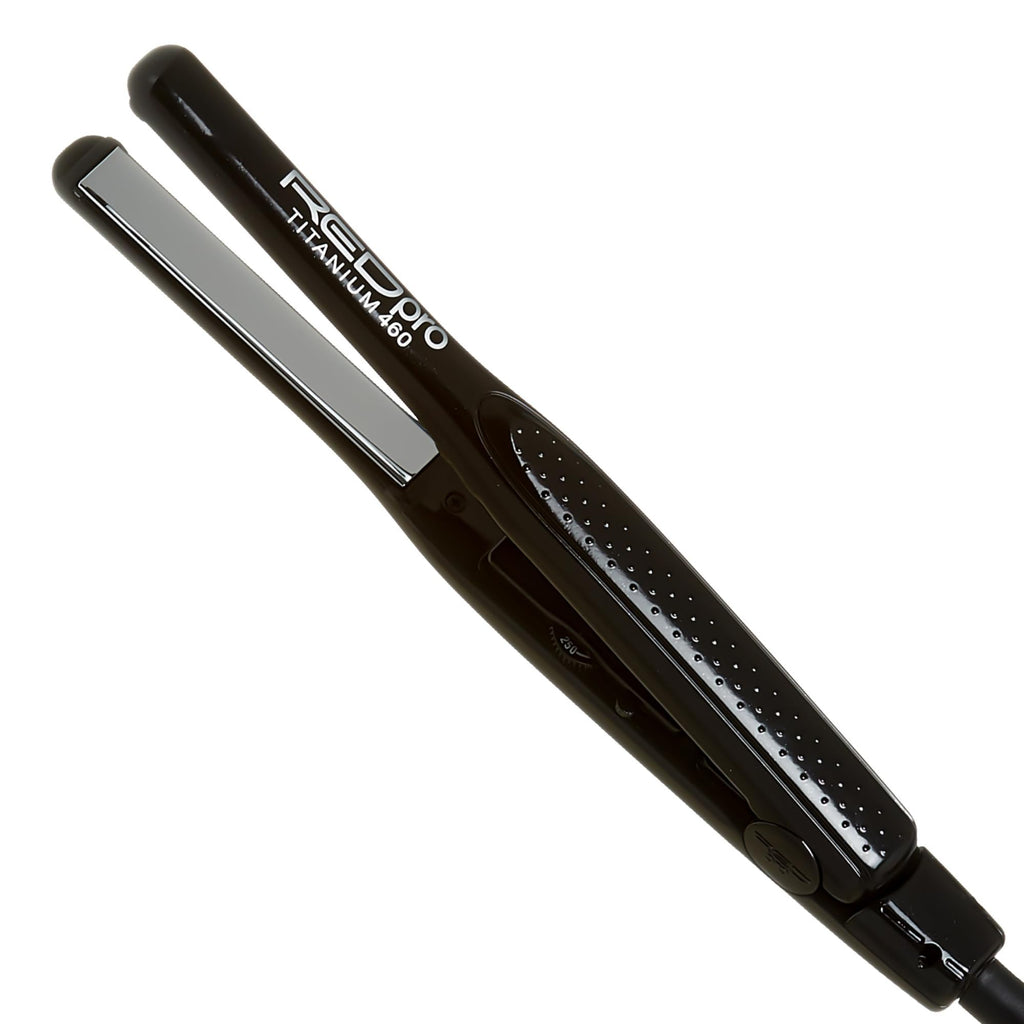 Kiss Products Red Pro Titanium Flat Iron, 1/2 Inch, 1 Pound