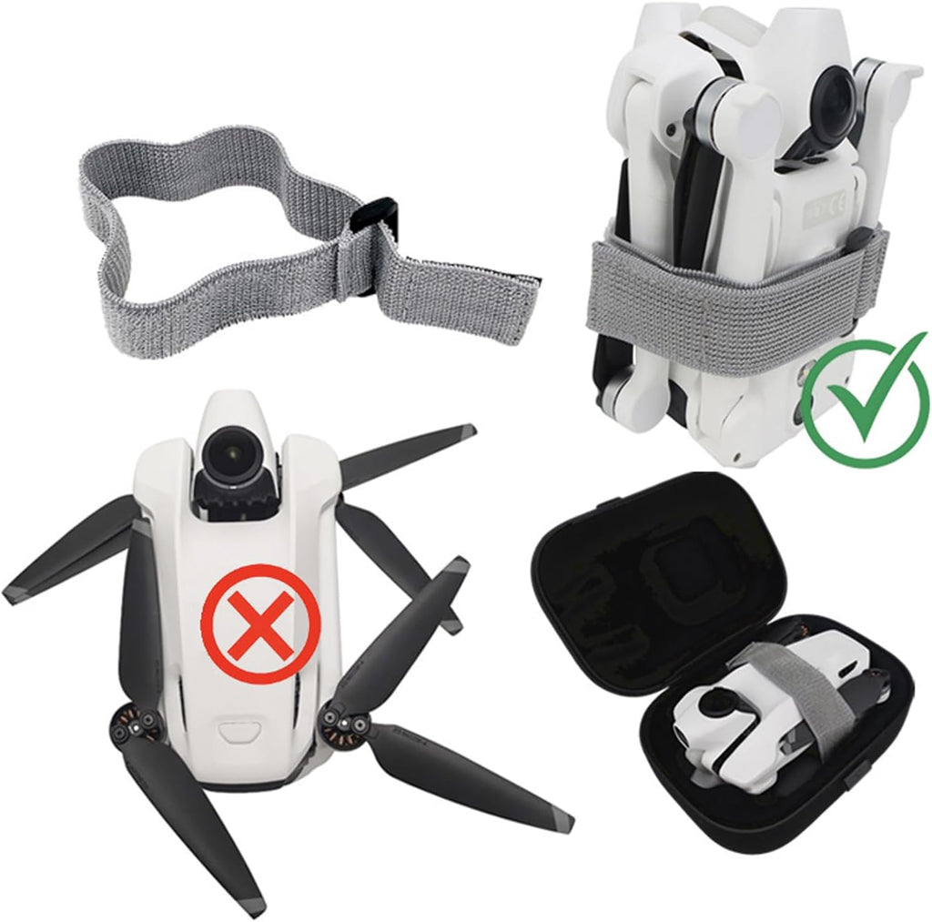 Portable Kit Compatible with Antigravity A1 – Waterproof Landing Pad, Hard Case & Shoulder Bag for Drone
