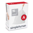 9000 Count White 4.5L Cylindrical Trash Bags