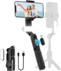 Selfie Stick with Light for Smartphone, Remote Control | Retractable and Foldable Phone Tripod for iPhone & Android