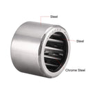uxcell Needle Roller Bearings, 16mm Bore 22mm OD 16mm Width, Chrome Steel Needles Steel Cage One Way Clutch Bearing 2pcs