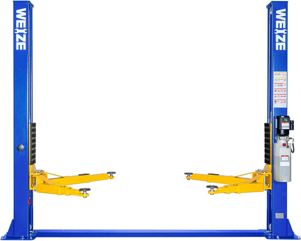 11000lbs Two Post Car Lift, Auto Lifts with 220V 3HP Motor, Double Safety Lock Release 2-Post Car Lift Hoist
