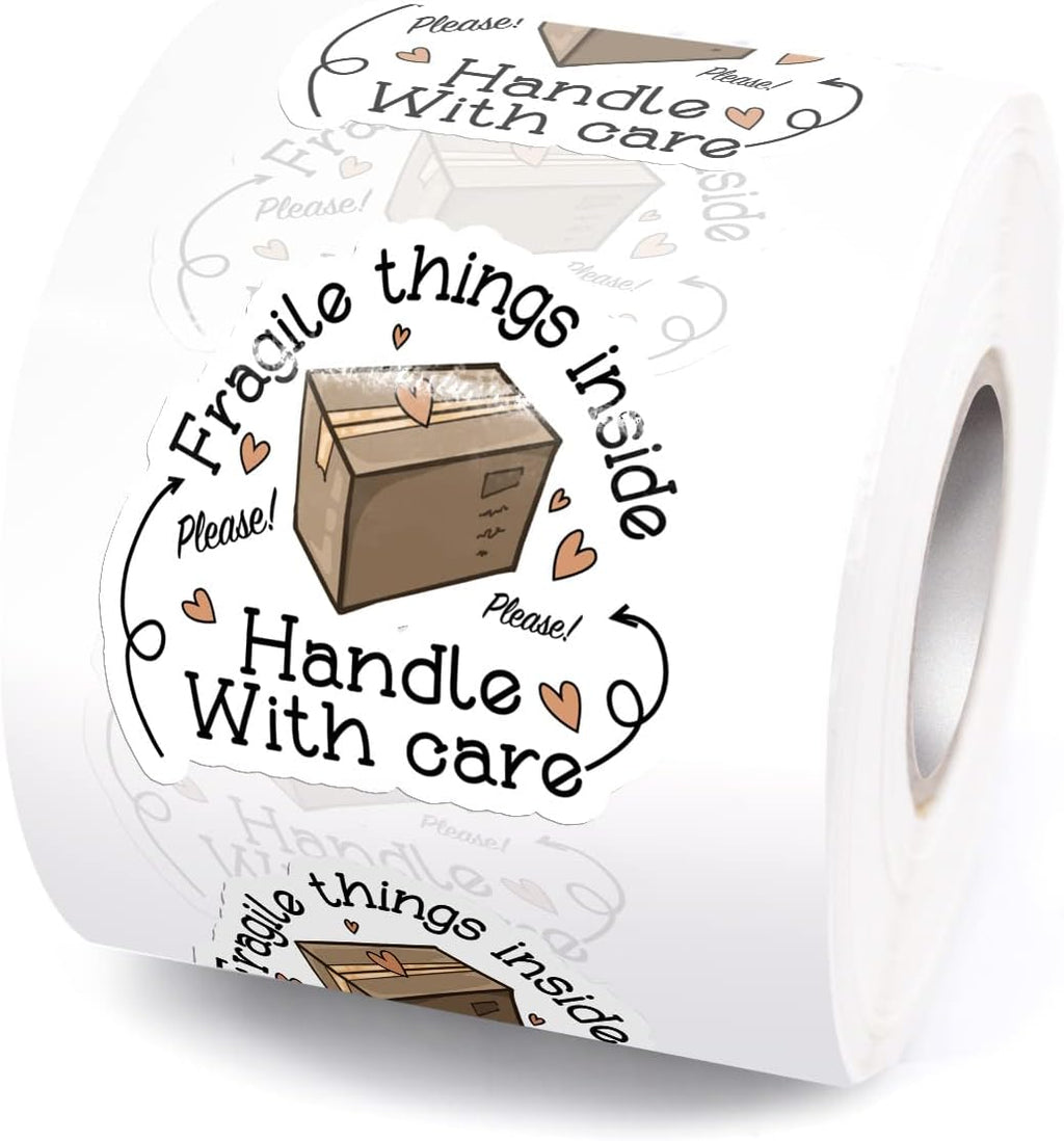 Funny Fragile Things Inside Please Handle with Care Stickers,Fragile Warning Online Retailers Mailbox Paster