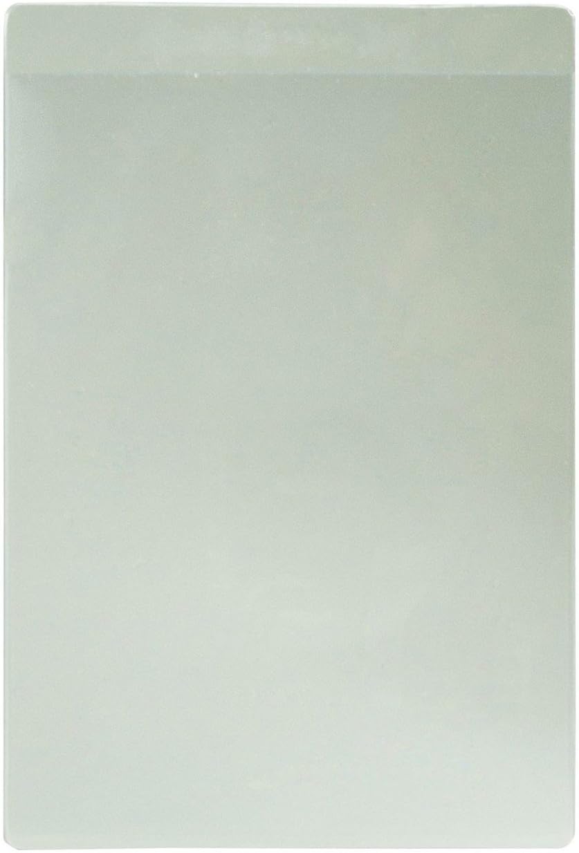100 Semi-Rigid Card Holders 4" x 6" with 1/2" Lip Collectible Supplies